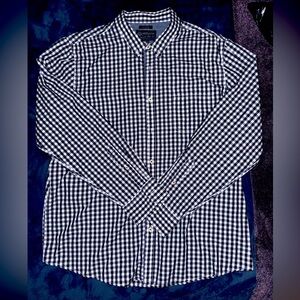 American Rag Black and White Checkered Shirt